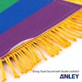 thumbnail image 2 of Anley 4 X 6 Inch Rainbow Fringy Window Hanging Flag - Mini Flag Banner & Car Rearview Mirror Décor - Fringed & Double Sided - Rainbow LGBT Hanging Flag with Suction Cup, 2 of 6