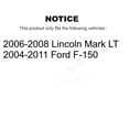 thumbnail image 2 of SIM Rear Semi-Metallic Disc Brake Pads SIM-1012 for Car Ford F-150 Lincoln Mark LT, 2 of 8