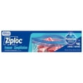 thumbnail image 1 of Ziploc Large Freezer Bags, Seal Top, Stay Open Design, 16 Bags, 1 of 4