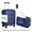 Blue, variant on Joyway 2-Piece Carry-on Suitcase Set 20-inch Hard-Shell Suitcase with Spinner Wheels and TSA Lock Unisex Lightweight Travel Suitcase