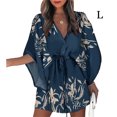 thumbnail image 5 of Baohd Robes à Lacets pour Femmes Été Jupe Courte Sexy Élégante Décontractée Mini Robe de Soirée Plage Maison Travail Type1 L, 5 of 5