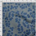 thumbnail image 4 of oneOone Polyester Spandex Dusty Blue Fabric Asian Craft Projects Decor Fabric Printed By The Yard 56 Inch Wide, 4 of 4