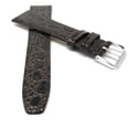 thumbnail image 2 of 20mm Crocodile Style Leather Watch Strap Band, 2 of 7