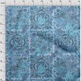 thumbnail image 4 of oneOone Velvet Light Blue Fabric Asian Sewing Craft Projects Fabric Prints By Yard 58 Inch Wide, 4 of 4