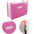 thumbnail image 3 of Lojalitet File Folders, Pocket Expanding File Folder with Tags and Closure for Office and Travel Use,Red,Shape1, 3 of 5