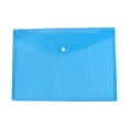 thumbnail image 1 of Blue Translucent Poly Envelope 1 Pcs Document Envelopes with Snap Button Quality Clear Document Folder for A5 Size, Document Folder with Snap Closure, Project File Document Wallet, Office Folder, 1 of 7