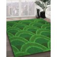 thumbnail image 3 of Ahgly Tapis Rectangulaire Lavable en Machine Intérieur Vert Émeraude Profond, 5 Pieds x 8 Pieds, 3 of 7