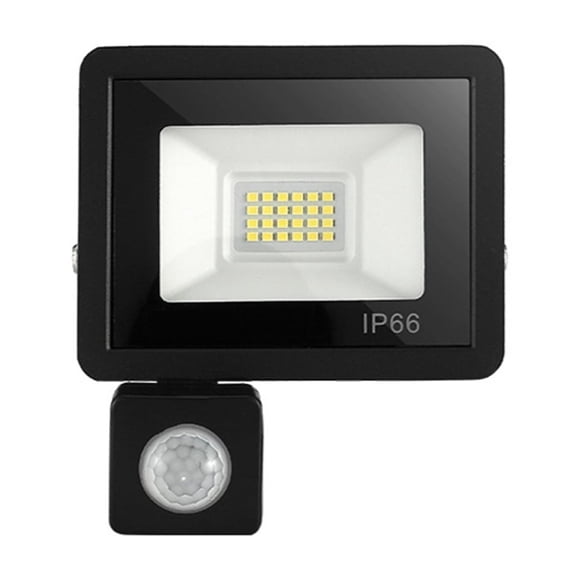Projecteur à Détecteur de Mouvement à DEL pour Extérieur, Mural 100 W 50 W 30 W 20 W, Étanche IP66, Lampe d'Extérieur pour Jardin et Rue, Facile à Utiliser