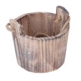 thumbnail image 4 of Barrel Planter, Breathable Rustic Flower Plant Pots Wall Hanging Innovative Decorative Vintage Style  for Patio, 4 of 7