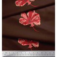 thumbnail image 2 of Soimoi polyester Crepe Fabric Artistic Flower Decor Fabric Printed Yard 42 Inch Wide, 2 of 3
