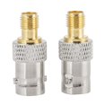 thumbnail image 3 of Domqga Coaxial Connector, Copper Material BNC To SMA Adapter For Antenna Connection, 3 of 8