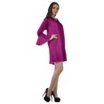 thumbnail image 4 of Moomaya Robes Mini Imprimées à Col en V pour Femmes Manches à Volants Robes de Plage pour Femmes, 4 of 4