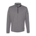 thumbnail image 2 of Adidas Mens Lightweight Quarter-Zip Pullover, M, Black Heather, 2 of 2