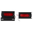 thumbnail image 2 of Trailer Tail Light, 1 Pair Light Boxes Housing Kit Assembly, Full LED Dynamic Lights Smoke Lens Third Brake Lamp, High Mount 3rd 12V 120LM Side Mirror Indicator Turn Signal,, 2 of 8