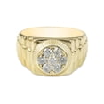 thumbnail image 2 of Men's 3/4Ct Round Cut Natural Diamond Ring in 14k Yellow Gold, 2 of 4
