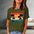 thumbnail image 3 of Birdeem Fashion Woman Print Round-Neck Short Sleeve T-Shirt Printing Loose Blouse Tops, 3 of 4