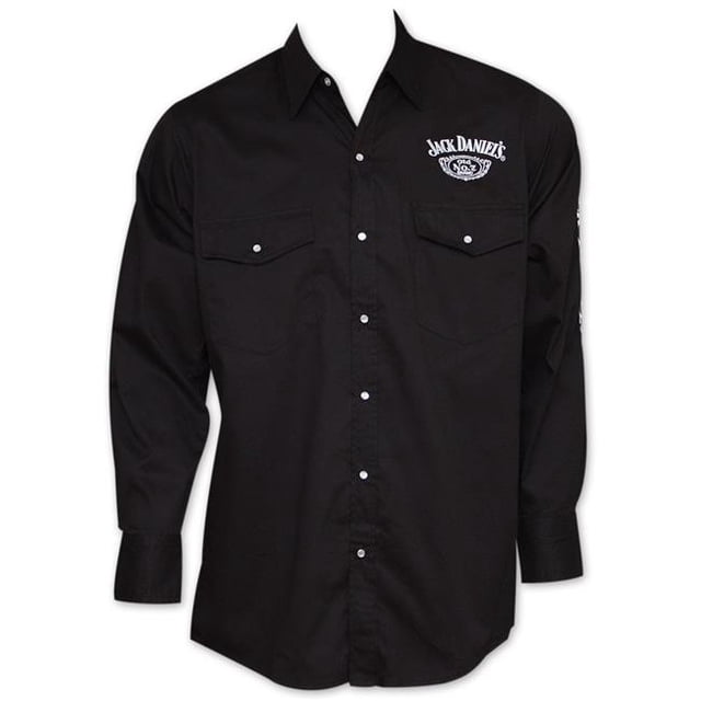 Jack Daniels 22806-XX-Large Long Sleeve Button Up Shirt - 2XL