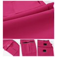 thumbnail image 5 of Gopune Pantalon de Ski Imperméable Coquille Souple pour Femmes Randonnée en Plein Air Doublé Polaire (Rose Rouge,2TG), 5 of 5