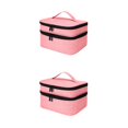 thumbnail image 4 of Redempat Sacs de Rangement pour Vernis à Ongles en Polyester pour Usage Quotidien Robuste et Durable Rose 2Set, 4 of 6