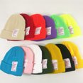 thumbnail image 3 of Tuque Tricotée pour Enfants Tuque pour Enfants Tuque Tricotée Nourrisson Bébé Printemps Automne (Curcuma), 3 of 4