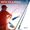 thumbnail image 2 of Mini Petite Canne à Mer Canne à Pêche Ultra Courte Équipement de Pêche Canne à Pêche de Poche, 2 of 9