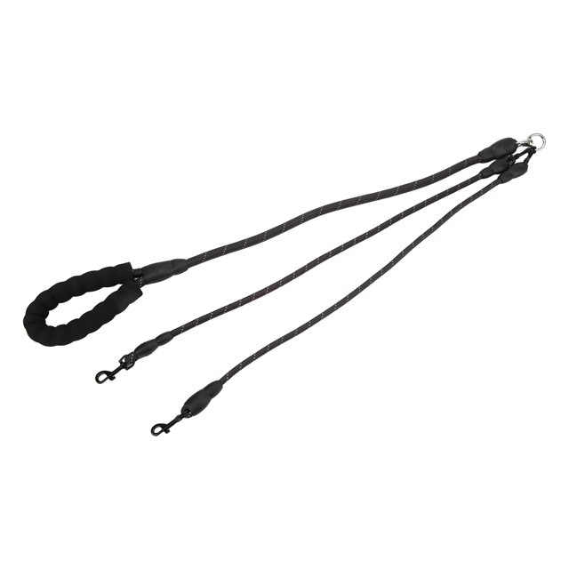 Laisse de Chien de Laisse pour Animaux de Compagnie 360 ° Rotation Laisse Réfléchissante avec Poignée en Mousse pour la Randonnée Camping Arrière-Cour Plage