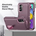 thumbnail image 2 of for Samsung Galaxy A15 Case, Samsung Galaxy A15 Phone Case with Built in Kickstand, Shockproof/Dustproof/Drop Proof Heavy Duty Military-Grade Rugged Protective Cover for Samsung Galaxy A15,Purple, 2 of 8