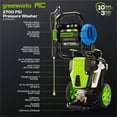 thumbnail image 2 of Greenworks Laveuse à Pression Électrique 2700 PSI 1,2 GPM 14 A - GPW2700, 2 of 11