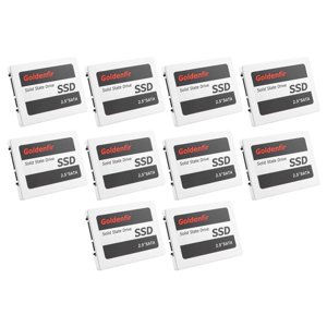 10X Goldenfir SSD 120GB SSD 2.5 Hard Drive Disk Disc Solid State Disks 2.5Inch Internal SSD,10 x 2.5inch Hard Drive Disk Disc,White
