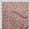 thumbnail image 4 of oneOone Tissu Polyester Spandex Rouge Géométrique pour Projets de Couture, Imprimés de Tissu au Mètre, Largeur 56 Pouces, 4 of 4