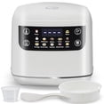 thumbnail image 1 of Pentantan Digital Rice Cooker, 6-Cup/2.1QT Small Rice Maker, 10 Presets, 24-Hour Delay Timer & Keep Warm, Non-Stick Inner Pot, White, 1 of 7