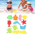 thumbnail image 1 of Outils de Moulage de Sable, 12 Pcs Moules à Sable Fiables avec Sac de Rangement pour Plage, 1 of 7