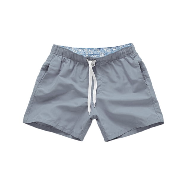 Birdeem Mens Quick Dry Beach Pants Plain Three Quarter Pants Loose Swim Shorts Workout