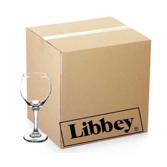 Libbey Perception Verres à Vin Rouge de 10 oz - Ensemble de 24 / Résistants aux Éclats