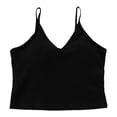 thumbnail image 3 of Women's Tanks & Product Title Shelf Bra Camisoles Adjustable Spaghetti Strap Tank Tops Basic Layer, 3 of 4