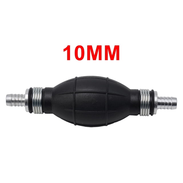 Bgsha Fuel Line Pump Primer Bulb Hand Primer Gas Petrol Pumps Rubber+ Aluminum