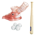 thumbnail image 1 of QualitChoice Machine de Lancer de Baseball pour Enfants Lanceur de Baseball Entraîneur Durable de Baseball Rose 51x28x23,3 cm, 1 of 5