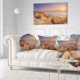 thumbnail image 1 of Coucher de Soleil sur l'Le Texel Plage - Art Mural Moderne sur Toile, 1 of 3