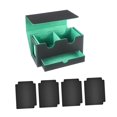 thumbnail image 3 of Tachiuwa Card Deck Box Baseball Card Protection Gathering Card Toy Sturdy Card Holder Inner Green, 3 of 9