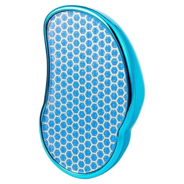 Callus Remover Nano Glass Callus Rasp Foot Care for Feet Callus Removal. The product features a mouse-shaped ergonomic design with a blue honeycomb-patterned nano glass surface for precise dead skin removal. Suitable for both wet and dry feet, it is lightweight, durable, and easy to clean. Ideal for addressing calluses, hard skin, and dead skin on feet.