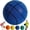 blue, variant on Silent Basketball Foam Basketball Indoor Training Ball Uncoated High-Density Foam Ball Low Noise Basketball Training for Various Indoor Activities Easy to Grip Quiet Ball-8.26Inch