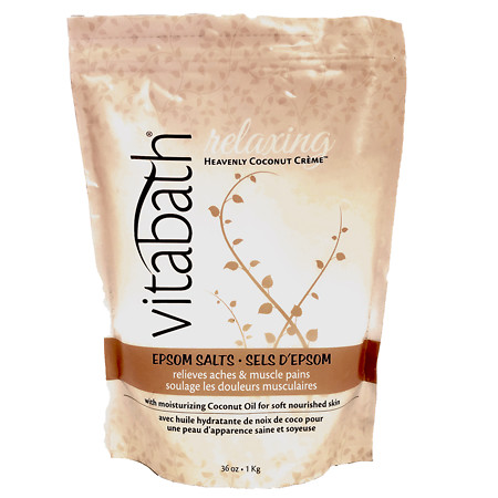 Vitabath Heavenly Coconut Creme Epsom Salt 36 Ounces