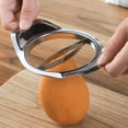 thumbnail image 5 of Oleegame 2PC Tomato Slicer And Lemon Slicer Chopper Fruit Kitchen Seed Remover Pitter Tool Core Stainless Kitchen，Dining & Bar Silver, 5 of 5