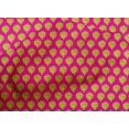 thumbnail image 4 of oneOone Cotton Poplin Fabric Floral & Flying Swan Block Print Fabric BTY 56 Inch Wide, 4 of 4