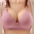 thumbnail image 2 of RKSTN Bras for Women Plus Size Full Coverage Non Padded Wireless Minimizer Bra Comfort and Double Support Underwear, 2 of 9
