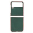 thumbnail image 1 of Leather Folding Phone Case Scratch Resistant Perfect Fit Flip Phone Protective Case for Samsung Galaxy Z Flip4 Green, 1 of 14