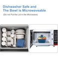 thumbnail image 4 of Salad Lunch Containers To Go, Salad Bowls With 3 Compartments, Salad Tupperware For Salad Toppings, 4 of 5
