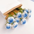thumbnail image 3 of Clearance! Handwoven Eternal Flower Gradual Rose Imitation Flower Woolen Thread Hooked Finished Flower Bundle As A Girlfriend And Girlfriend Cheap Items Liquidation Pallets #86, 3 of 3
