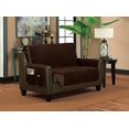 thumbnail image 2 of Protecteur de Meuble Classique Réversible Matelassé Imperméable Motif Losange (Sofa, Bronze/brun), 2 of 2