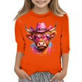 thumbnail image 1 of TZEWGL T-Shirts pour Nouveau-Né Imprimé Col Rond Ample Manches Courtes Raccourcies Blouse pour Bébé Taille 13-14T, 1 of 4
